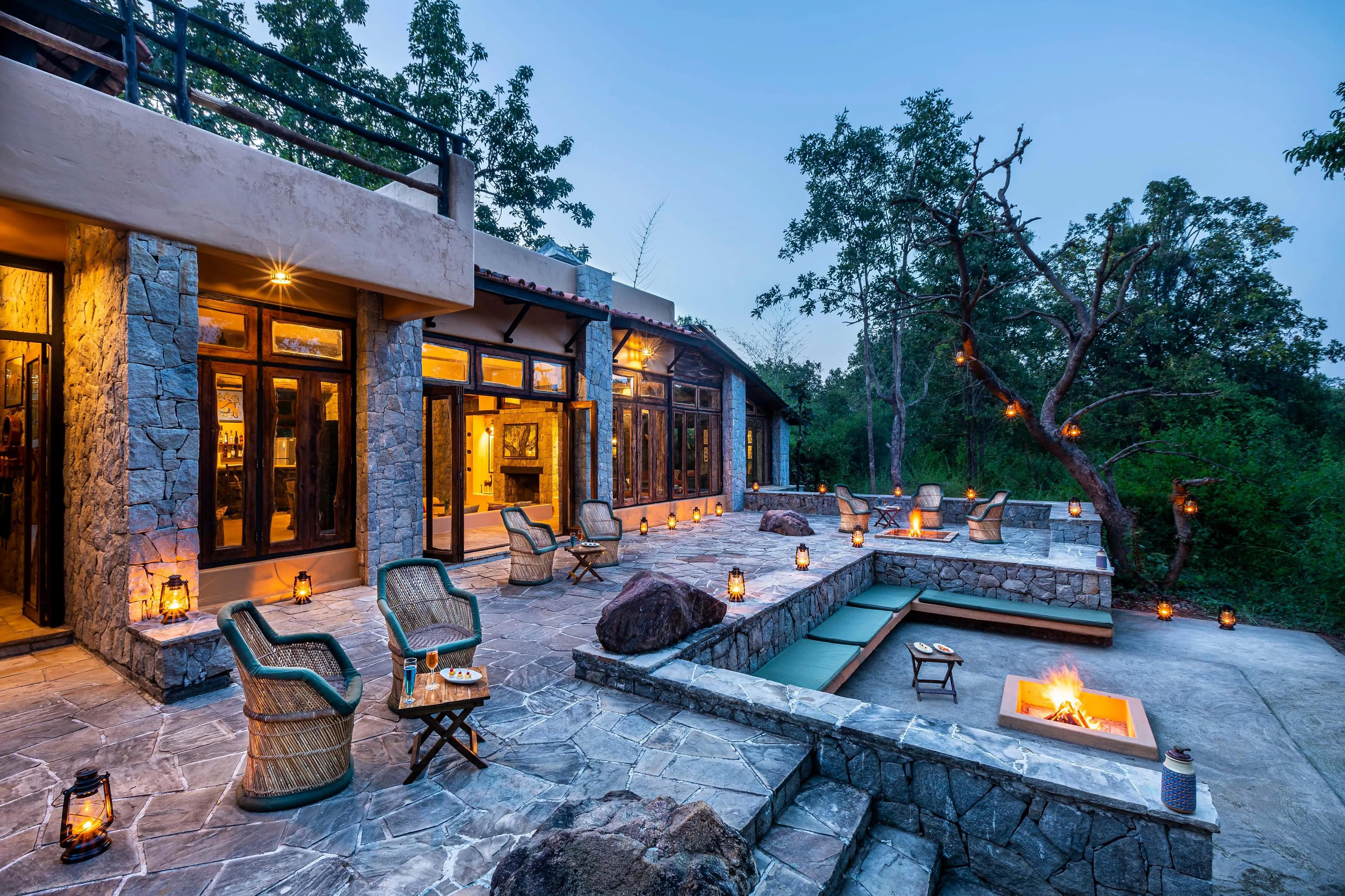 Kanha Earth Lodge view 2